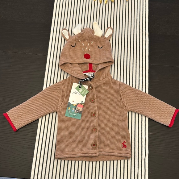 Joules Other - 🆕 Joules Newborn Reindeer Sweater 🆕